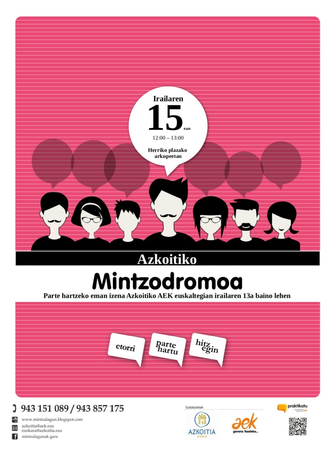 Mintzodromoa Herrikoloreak ekimenaren barruan