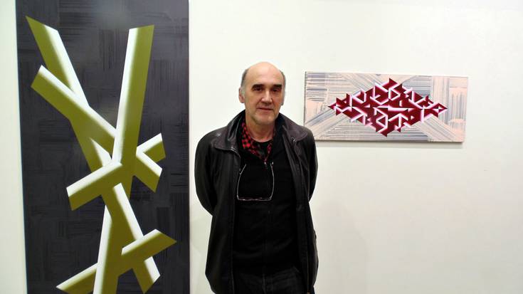 JR Elorza: "Helburua ez da irudi geometrikoa egitea, baizik eta emozio pixka bat sortzen duten irudiak egitea"