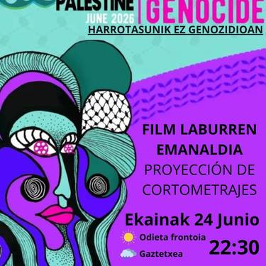 Film laburren emanaldia: 'Queer cinema for Palestine'