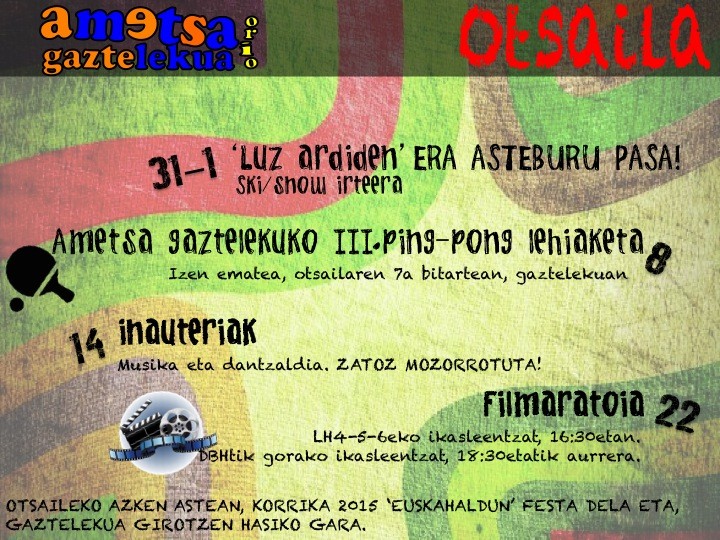 OTSAILEAN AMETSA GAZTELEKUAN...