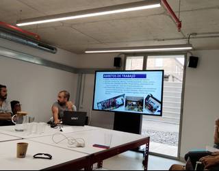 Azpeitiko Azoka Plazaren eta Elikagunearen proiektuak azaldu ditu udalak Bartzelonan