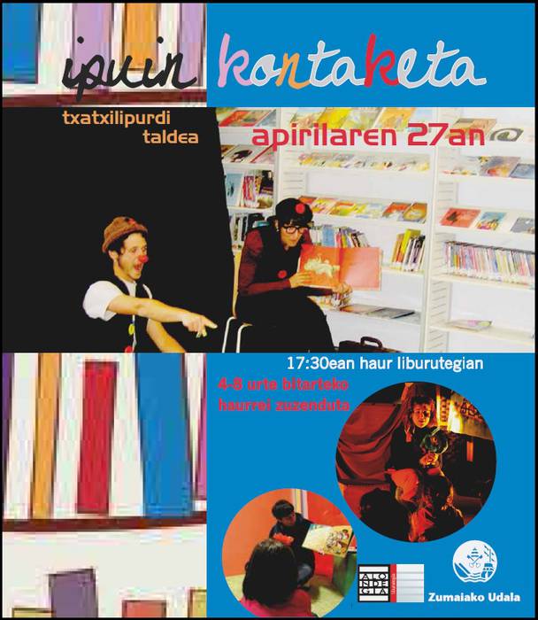Haurrentzako ipuin-kontaketa saioa, gaur, haur liburutegian