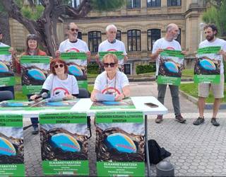 Zubietako erraustegia geratzeko mobilizatzera deitu dute larunbatean, Donostian