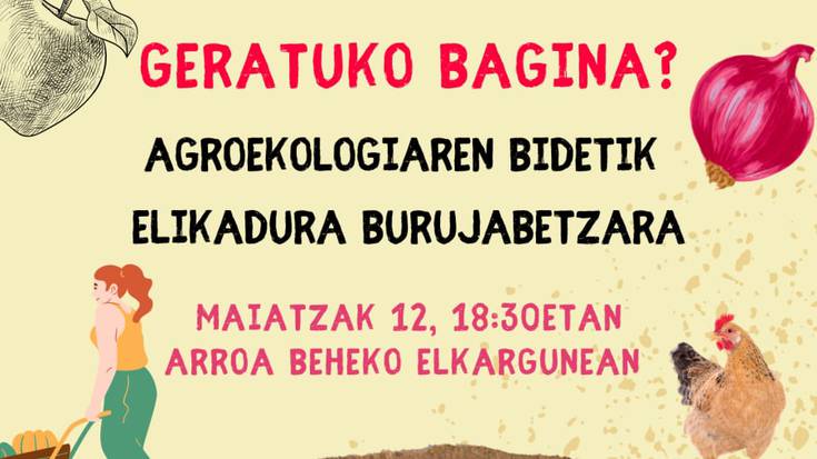 Agroekologia eta elikadura burujabetzari buruzko hitzaldia