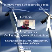 Antonio Aretxabala geologoaren hitzaldia