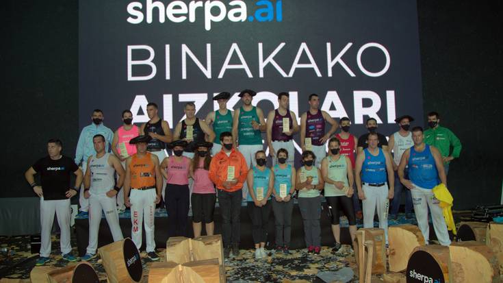 Txikia IV.ak eta Atutxa II.ak irabazi dute Binakako Aizkolari Txapelketaren lehen edizioa
