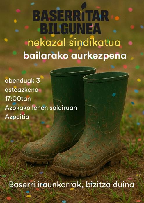 Baserritar bilgunea nekazal sindikatuaren aurkezpena