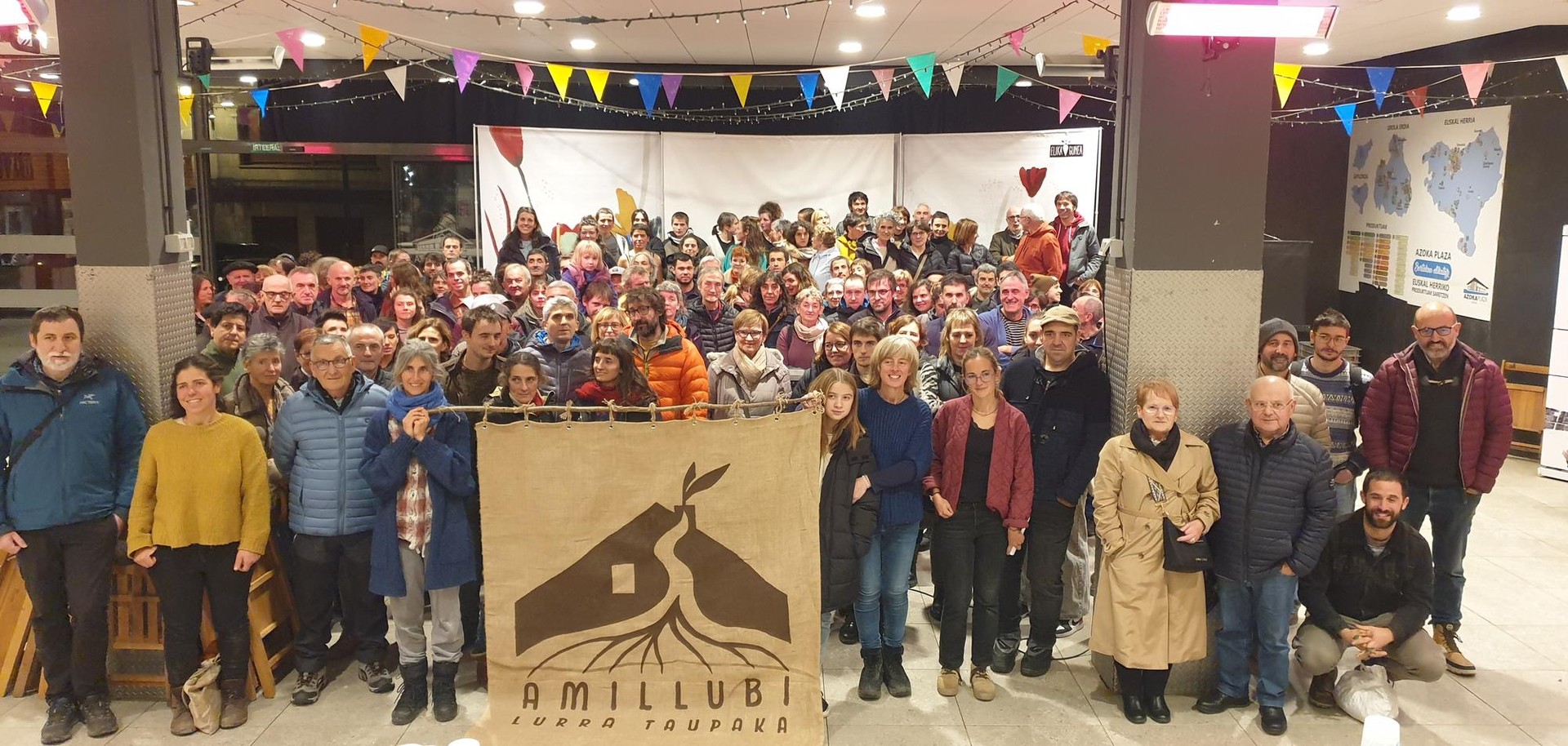Lurra "ondasun kolektibo" bilakatzeko helburuarekin abiatu dute Amillubi Lurra Taupaka proiektua