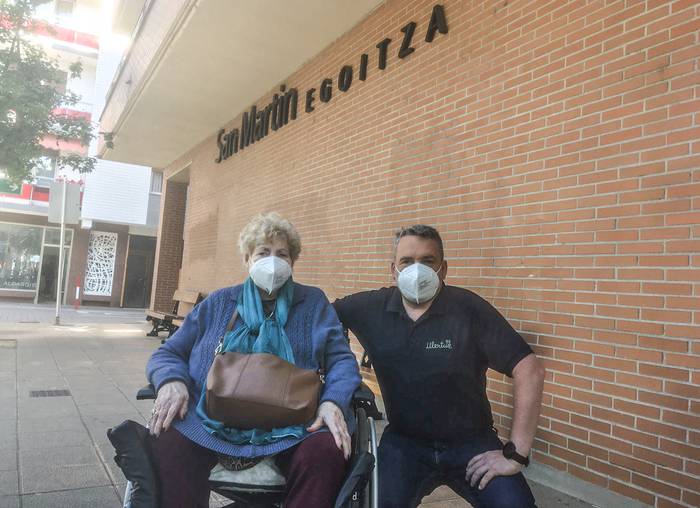 Pandemia igarota, Mila Altuna bidelagunak berriro jaso du Gorka Fernandez bidelariaren bisita