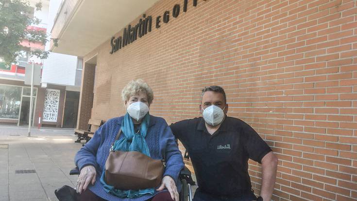 Pandemia igarota, Mila Altuna bidelagunak berriro jaso du Gorka Fernandez bidelariaren bisita