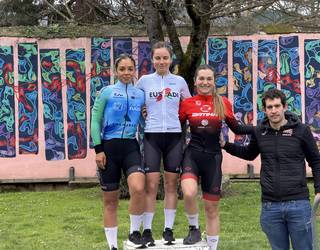 Euskadiko txirrindularitza txapelketa irabazi du Maite Urteagak