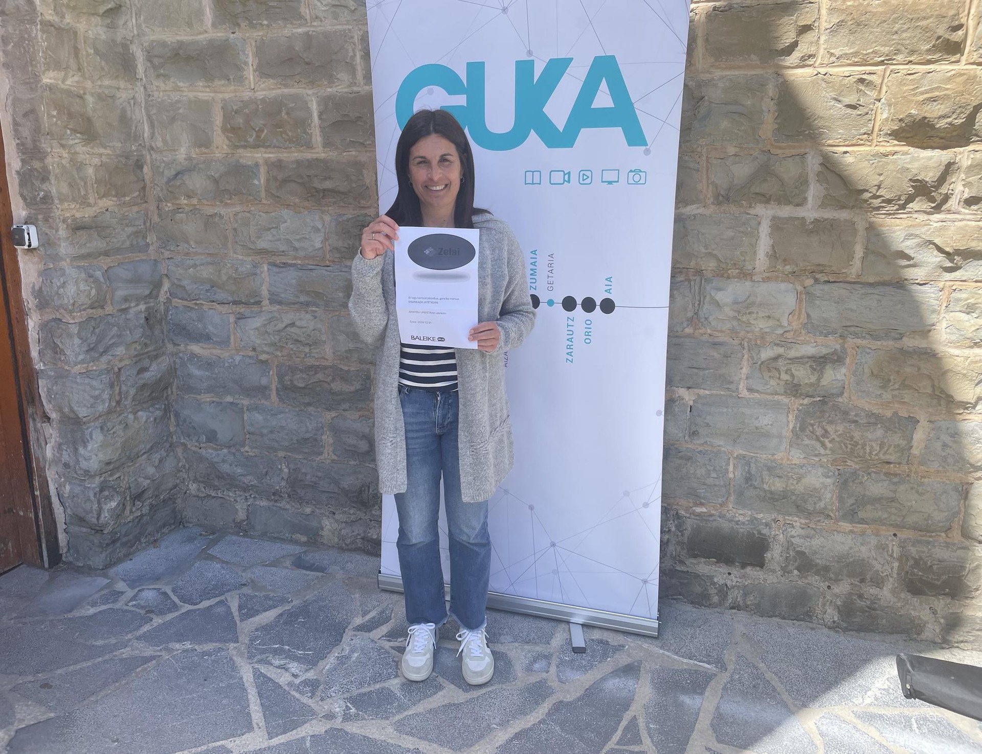 Zozkatu du Baleike Gukak bi lagunentzako otordua Brankada jatetxean