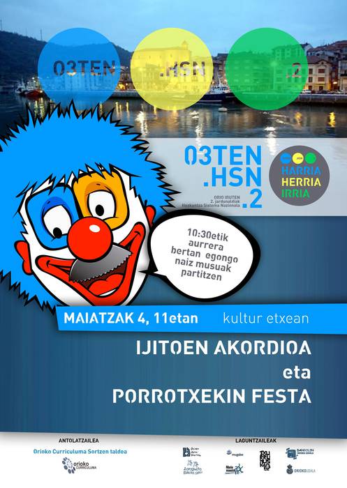 Larunbatean Porrotx pailazoa izango da Orioko Kultur Etxean