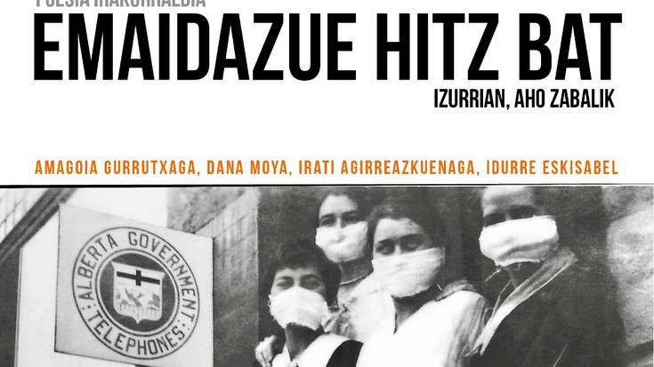 Poesia irakurraldia: 'Emaidazue hitz bat; izurrian aho zabalik'