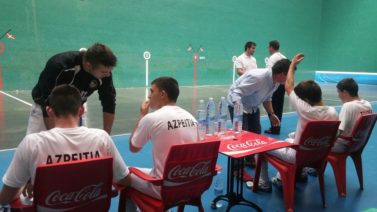 Azpeitia prest, Herriarteko Pilota Txapelketako final laurdenetako itzulerarako