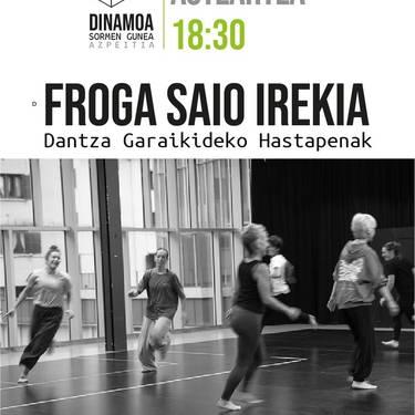 Dantza garaikideko hastapenen froga saioa