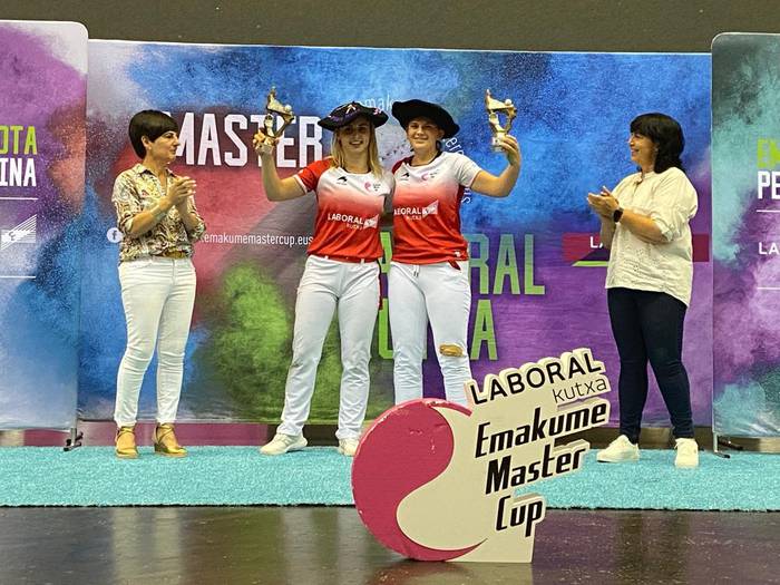 Amaia Aldaik eta Andrea Capellanek irabazi dute Emakume Master Cup torneoa