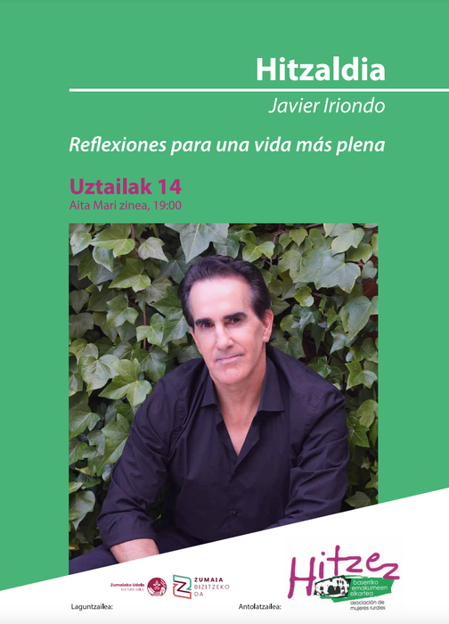 Hitzaldia: 'Reflexiones para una vida mas plena'