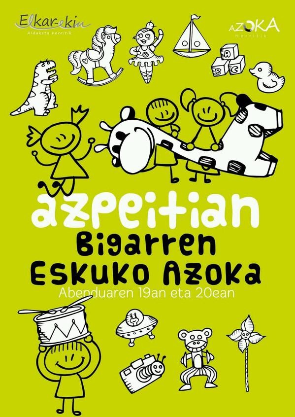 Gabon hauetarako Bigarren Eskuko Azokarako materiala biltzen hasiko da Elkar-ekin