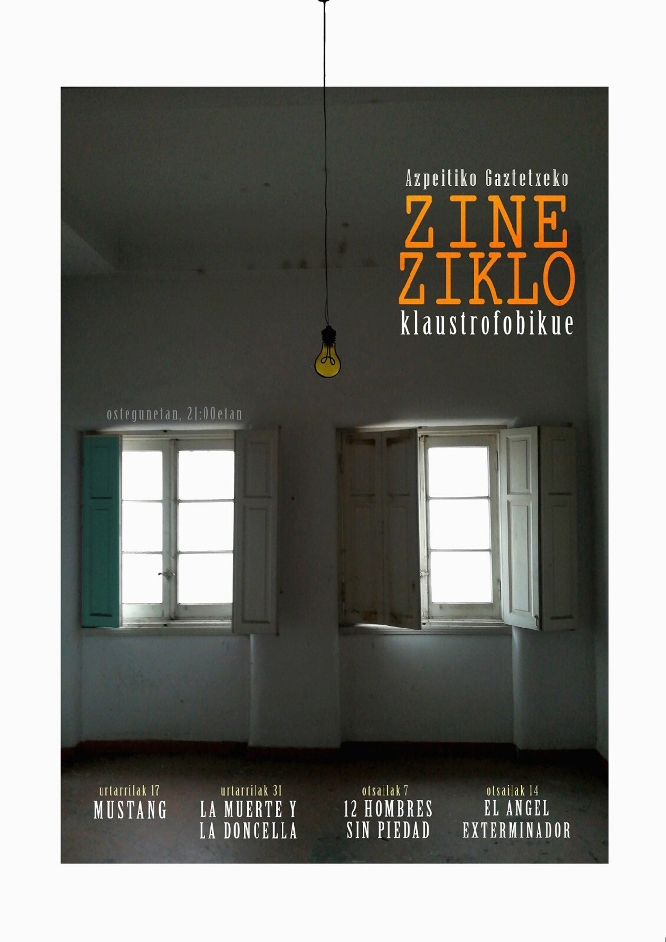 Ostegunean hasiko da Gaztetxeko Zine Ziklo Klaustrofobikoa, 'Mustang' filmarekin