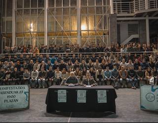 Auzipetutako 43 herritarrei elkartasuna adierazteko manifestazioa izango da bihar Azpeitian