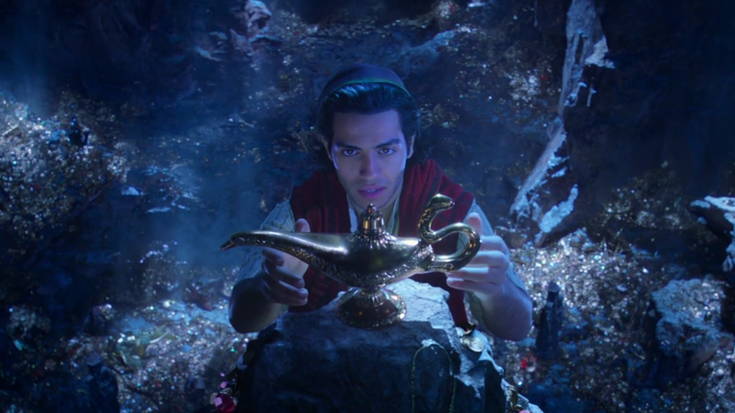 'Aladdin' filma ikusgai asteburuan, Baztartxon