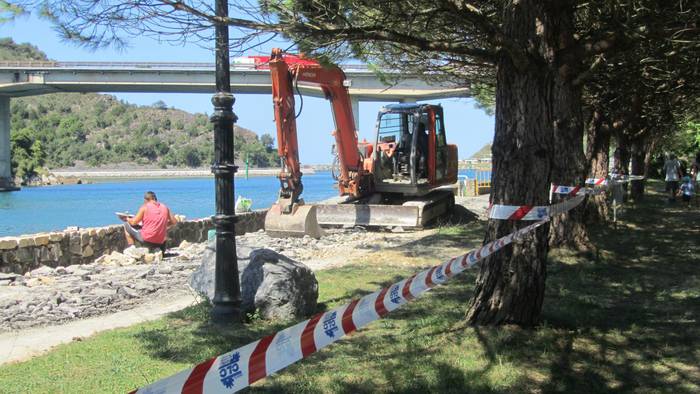 Abiatu dituzte Orioko Muntoko pasealekua konpontzeko lanak