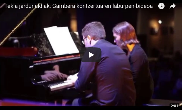 BIDEOA: Doinu goxoak bezain ederrak, ganbera musika kontzertuan