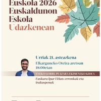 Euskola: 'Euskara Ipar Euskal Herrian: erronkak eta irakaspenak'