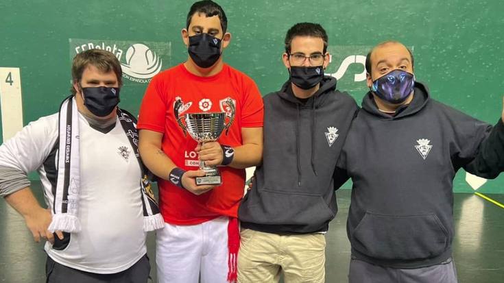 Xabi Villar pilota egokituko Espainiako txapeldun berria da