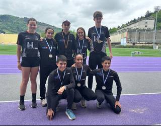 Ane Bosch eta Julen Zialtzeta atletak txapeldun, Gipuzkoako 18 urtez azpikoen txapelketan