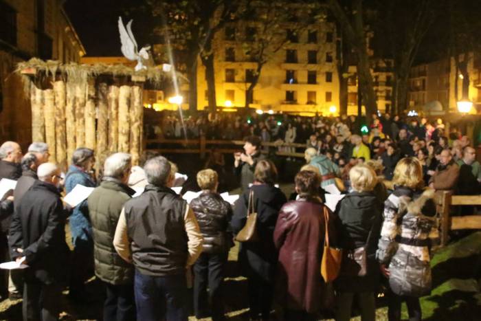 Zarauzko Gabonetako jaiotzaren irekiera, Schola Cantorumen eskutik