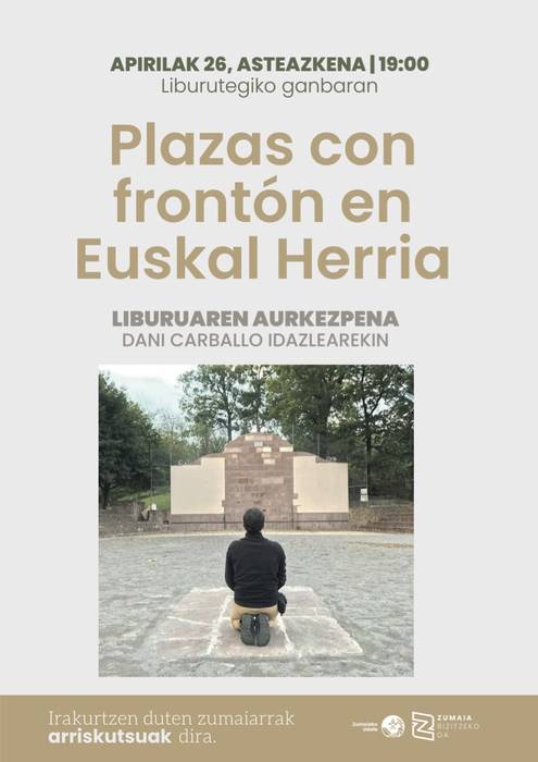 'Plazas con frontón en Euskal Herria' liburuaren aurkezpena