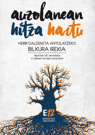 Batzar irekia egingo du Hitzartuk zapatuan, hilaren 12ko galdeketaren harira
