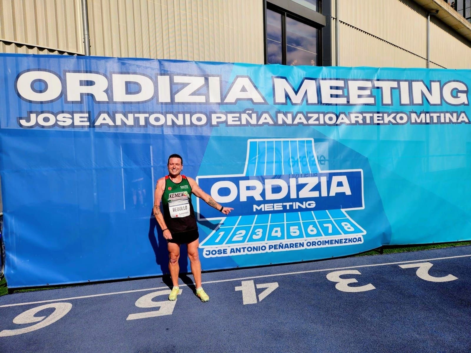 Rebollo seigarren Ordiziako Nazioarteko Atletismo Topaketan