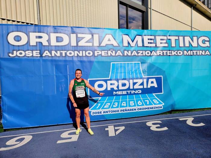 Rebollo seigarren Ordiziako Nazioarteko Atletismo Topaketan