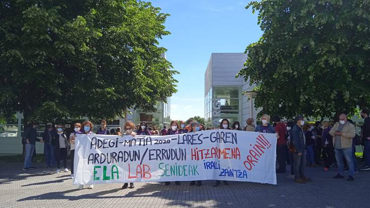 San Martin egoitzako ordezkariak Donostiako elkarretaratzean izan dira