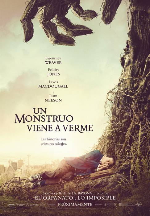 "Un monstruo viene a verme" filma
