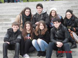 Maria eta Joseko DBH 4-ko Frantseseko ikasleak Parisen