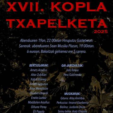 Bertsoak: XVII. Kopla Txapelketa