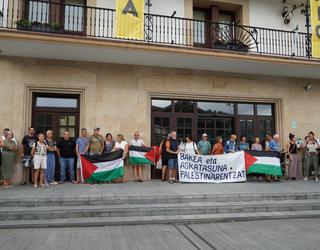 Palestinako genozidioa salatzeko elkarretaratzea egingo dute urriaren 8an, udaletxe aurrean