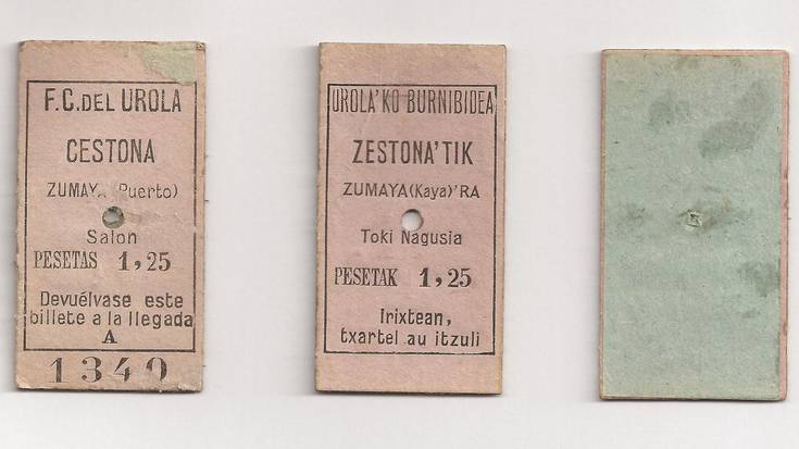 Urolako trenean euskarazko txartelak debekatu zituztenekoa 