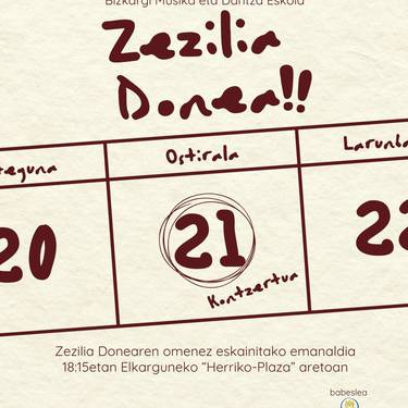 Kontzertua: Santa Zeziliaren omenezko emanaldia