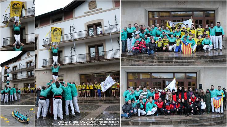 Castellers de Vilafranca del Penedés: eskerrik ask