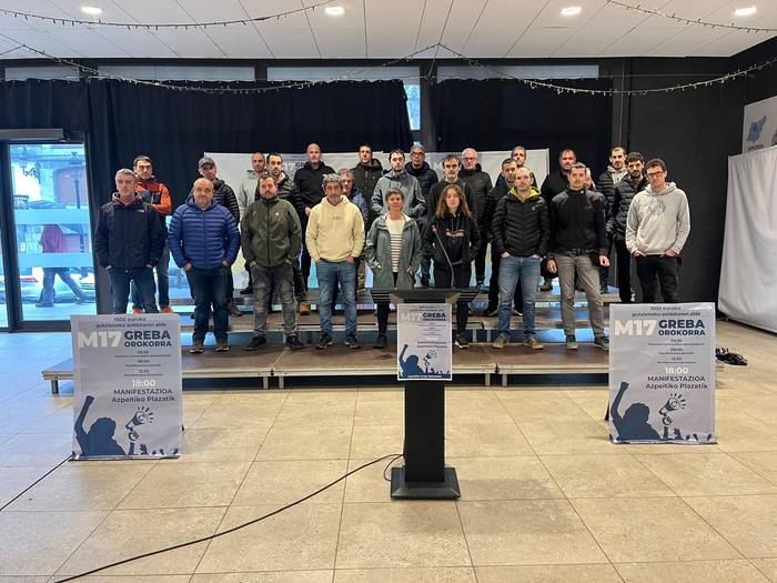 Azpeitiko ELAko eta LABeko delegatuek ere martxoaren 17ko greba orokorrerako deia egin dute