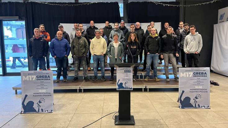 Azpeitiko ELAko eta LABeko delegatuek ere martxoaren 17ko greba orokorrerako deia egin dute