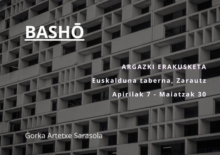 Erakusketa: Gorka Artetxeren 'Basho' argazki erakusketa