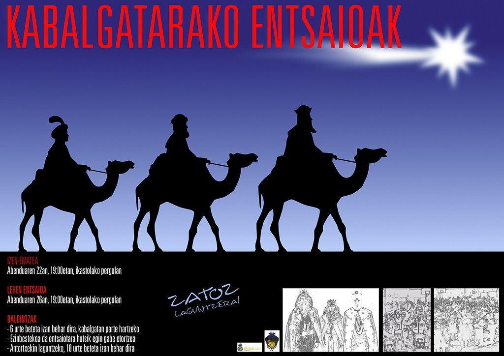 Kabalgatarako entsaioak