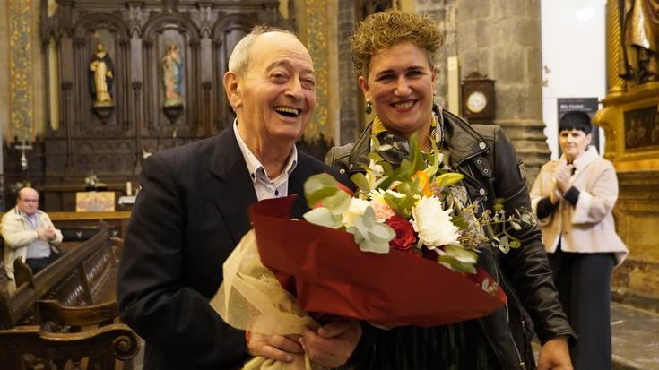 Jose Luis Frantsesena omendu dute, Azkoitiko organoan 25 urte bete dituela eta