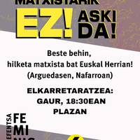 Beste hilketa matxista bat Euskal Herrian! Aski da!